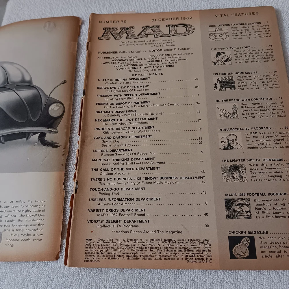 MAD Magazine Special Cutting Classes Issue